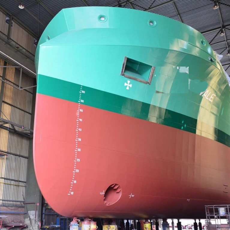 Arklow Vale, foreship transported outside.